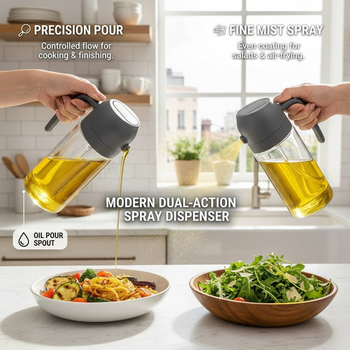 2 - in - 1 Oil Spray & Pour Dispenser - QurexHub