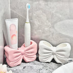 Bow - Shaped Dual Compartment Brush & Cosmetic Holder - QurexHub