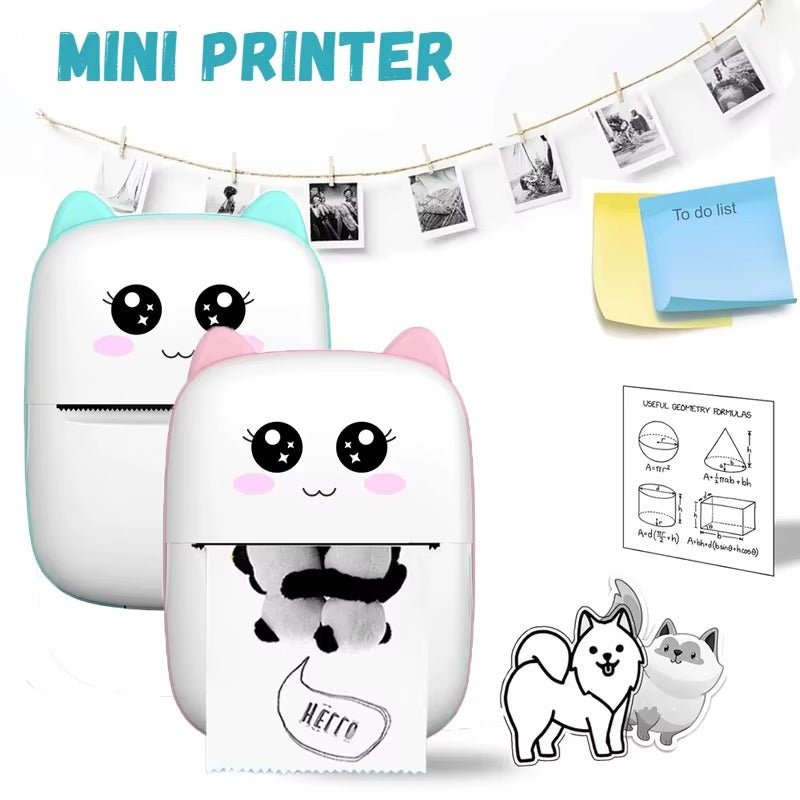 Cute Mini Thermal Printer - QurexHub