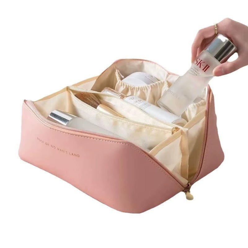 Premium Makeup Bag with Gold Zipper - QurexHub